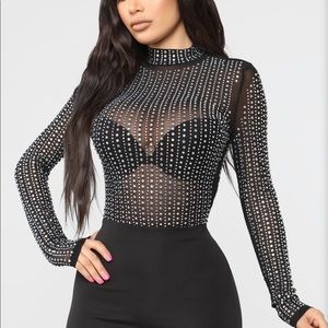 Rhinestone Bodysuit